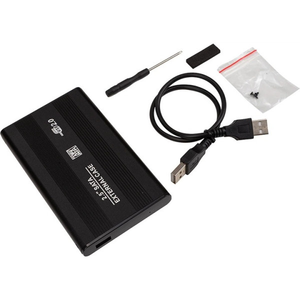 Внешний карман PowerPlant SATA HDD 2.5 USB 2.0 (HC380039) Black