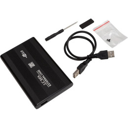 Внешний карман PowerPlant SATA HDD 2.5 USB 2.0 (HC380039) Black