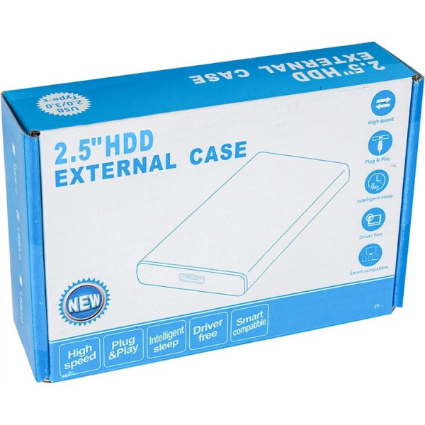 Зовнішня кишеня PowerPlant SATA HDD 2.5 USB 3.0 (HC380008) Black
