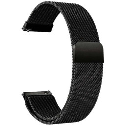 Ремінець Milanese Loop 20 mm Універсальний Black