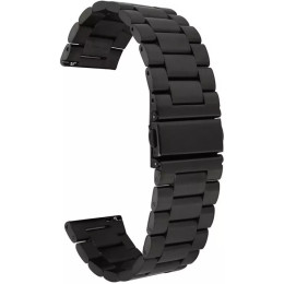 Ремінець Rolex 3 Bead 20 mm Універсальний Black