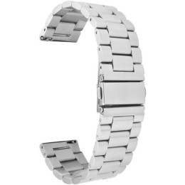 Ремінець Rolex 3 Bead 22 mm Універсальний Silver