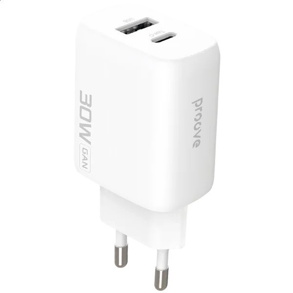 МЗП Proove Silicone Power 2 30W (Type-C + USB) White (WCSP23110002)