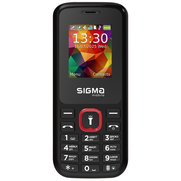 Телефон Sigma mobile X-Style 171 MINI Black-Red