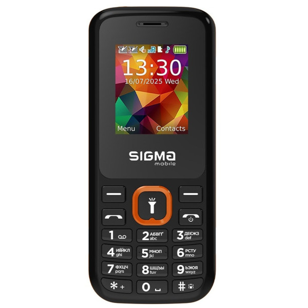 Телефон Sigma mobile X-Style 171 MINI Black-Orange
