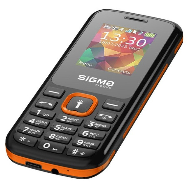 Телефон Sigma mobile X-Style 171 MINI Black-Orange