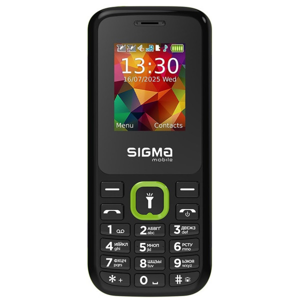 Телефон Sigma mobile X-Style 171 MINI Black-Green