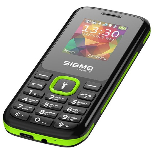 Телефон Sigma mobile X-Style 171 MINI Black-Green