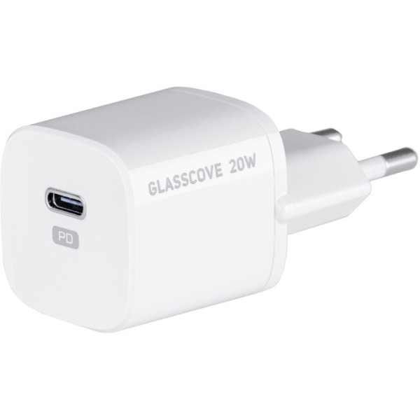 МЗП Glasscove 20W Type-C White (TC-099PD)