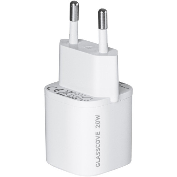МЗП Glasscove 20W Type-C White (TC-099PD)