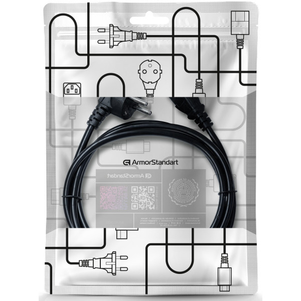 Кабель питания ArmorStandart CEE 7/7 - С13 1.8м black (ARM73121)