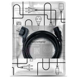 Кабель живлення ArmorStandart CEE 7/7 - С13 0,75мм 3м black (ARM74269)