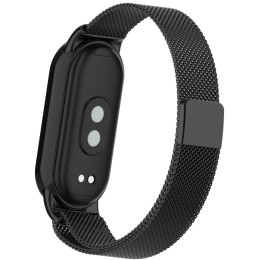 Ремінець ArmorStandart Milanese Magnetic для Xiaomi Smart Band 10/9/8 Black (ARM86890)