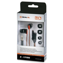 Наушники REAL-EL Z-1700 Mobile Black (EL124100037)