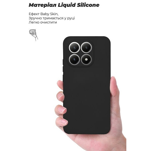 Чохол ArmorStandart ICON Camera Cov для Xiaomi 15T 5G Black (ARM86985)