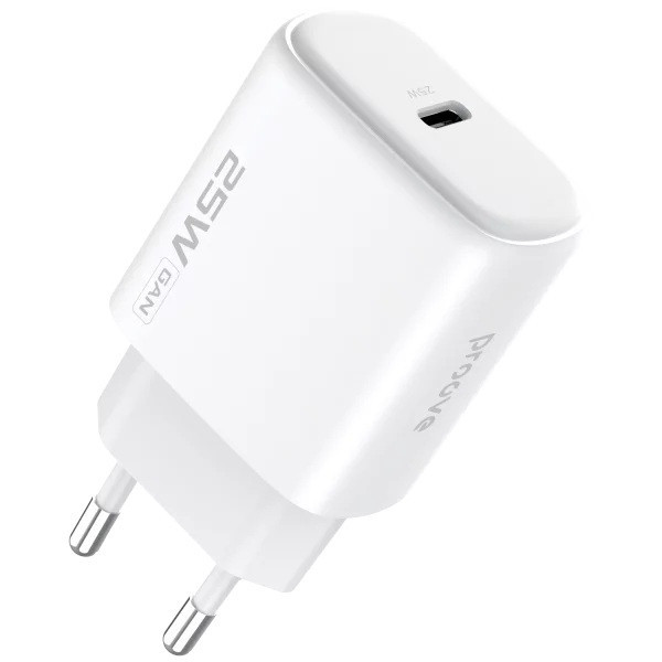 МЗП Proove Silicone Power 2 25W Type-C White (WCSP25010002)