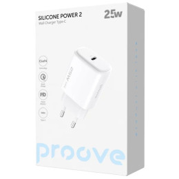 МЗП Proove Silicone Power 2 25W Type-C White (WCSP25010002)