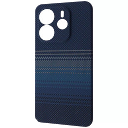Чехол WAVE Gleam для Xiaomi Redmi Note 14 4G UA Blue Stripes