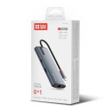 USB HUB СolorWay Type-C 6-in-1 Type C PD 100W/USB3.0х3/USB2.0/RJ45 (CW-HUB03)
