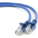 Патч-корд Cablexpert UTP литой 50u штекер с защелкой 0.25 м Синий (PP12-0.25M/B)