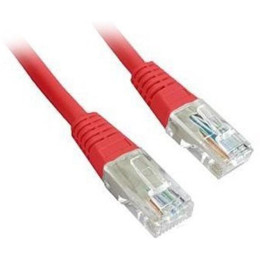 Патч-корд Cablexpert UTP литой 50u штекер с защелкой 0.25 м Красный (PP12-0.25M/R)