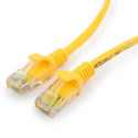 Патч-корд Cablexpert UTP літий 50u штекер із засувкою 0.5 м Жовтий (PP12-0.5M/Y)