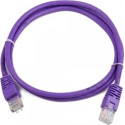 Патч-корд Cablexpert UTP літий 50u штекер із засувкою 0.25 м Фіолетовий (PP12-0.25M/V)