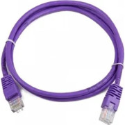 Патч-корд Cablexpert UTP літий 50u штекер із засувкою 0.25 м Фіолетовий (PP12-0.25M/V)