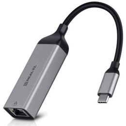 Сетевой адаптер REAL-EL CE-150 Type-C to RJ45 0.1 м Black (EL123110004)