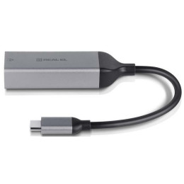 Мережевий адаптер REAL-EL CE-150 Type-C to RJ45 0.1 м Black (EL123110004)