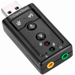 Звукова карта USB 2.0 - 7.1
