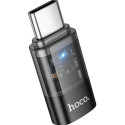 Адаптер Hoco UA36D Type-C to Lightning (M/F) Black