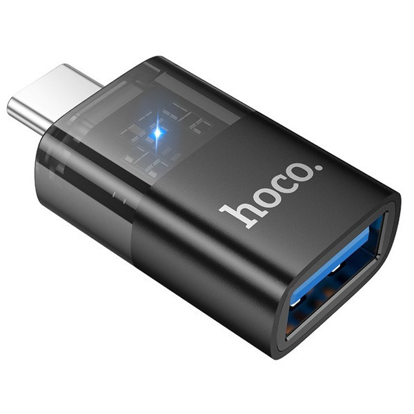Адаптер Hoco UA36B Type-C male to USB female OTG Black