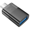 Адаптер Hoco UA36B Type-C male to USB female OTG Black