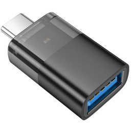 Адаптер Hoco UA36B Type-C male to USB female OTG Black