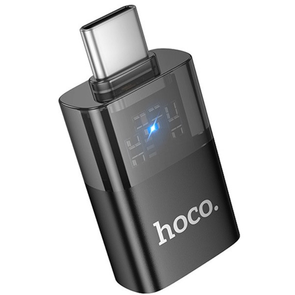 Адаптер Hoco UA36B Type-C male to USB female OTG Black