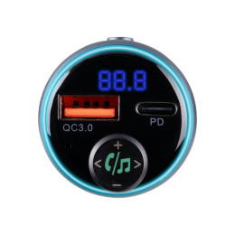 FM-трансмитер Gelius Play GP-FMT050s 30W PD/18W QC RGB