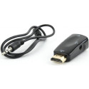 Адаптер Cablexpert HDMI-VGA-3.5мм черный (AB-HDMI-VGA-02)