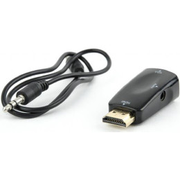 Адаптер Cablexpert HDMI-VGA-3.5мм чорний (AB-HDMI-VGA-02) 2