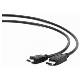 Кабель Cablexpert DisplayPort - HDMI 1м Чорний (CC-DP-HDMI-1M) 2