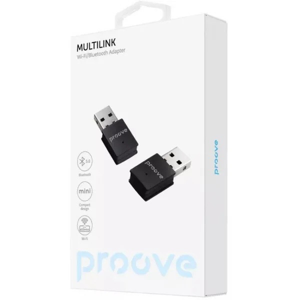 Bluetooth адаптер Proove Multilink Bluetooth + WIFI Black (HBPG00001001)