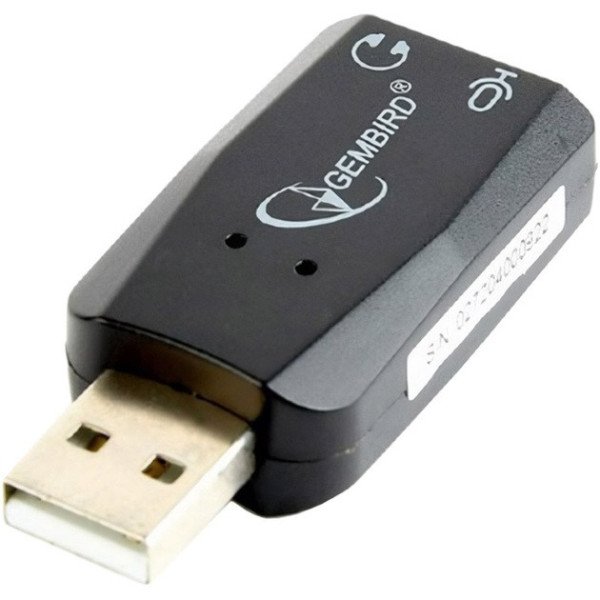 Звукова карта Gembird SC-USB2.0-01 Black