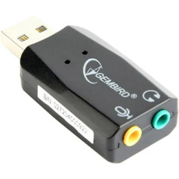 Звукова карта Gembird SC-USB2.0-01 Black