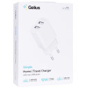 Мережевий зарядний пристрій Gelius Simple GP-HC059 2 USB 2.4A + cable microUSB White
