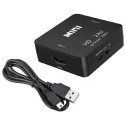 Адаптер HDMI to RCA Black
