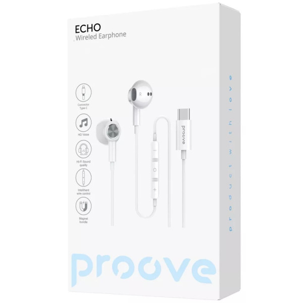 Навушники Proove Echo Type-C White (ECWE00000202)