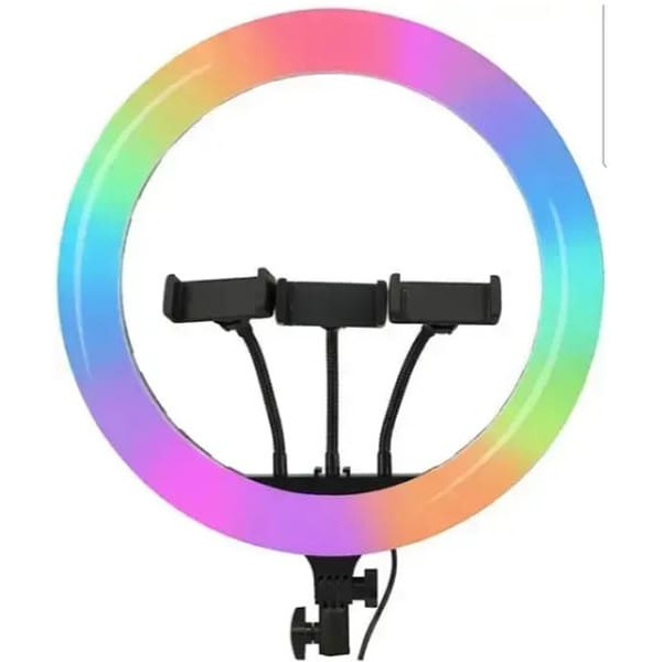 Лампа кільцева RGB LED 56см