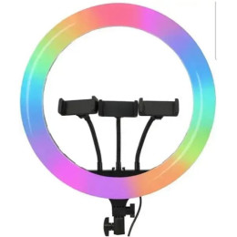 Лампа кільцева RGB LED 56см