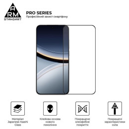 Захисне скло ArmorStandart Pro для Xiaomi Poco F7 (ARM86943) 2