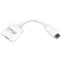 Переходник Cablexpert DisplayPort-HDMI, 0.1, белый (A-DPM-HDMIF-002-W)